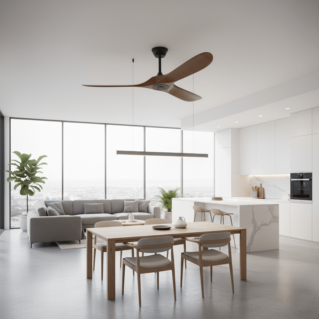 Ceiling Fan with Remote Control and Energy Efficient Design-Lighting > Ceiling Lights-casanuva-casanuva