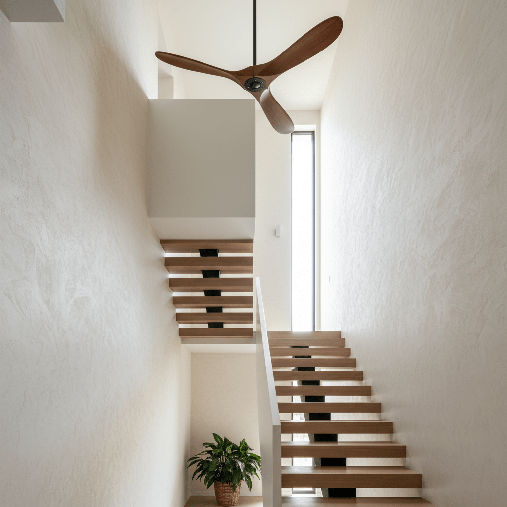 Ceiling Fan with Remote Control and Energy Efficient Design-Lighting > Ceiling Lights-casanuva-casanuva