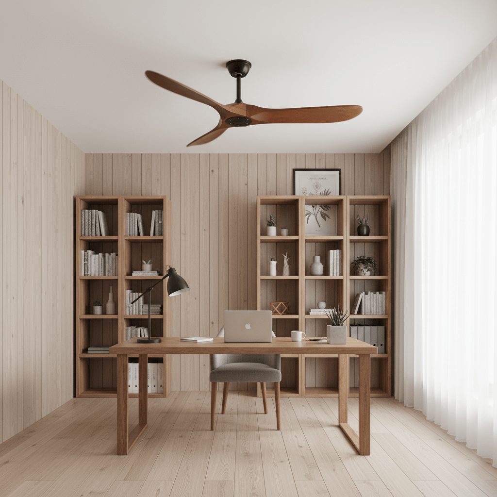 Ceiling Fan with Remote Control and Energy Efficient Design-Lighting > Ceiling Lights-casanuva-casanuva