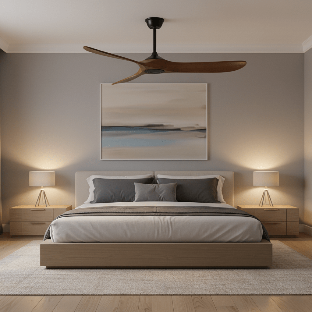 Ceiling Fan with Remote Control and Energy Efficient Design-Lighting > Ceiling Lights-casanuva-casanuva