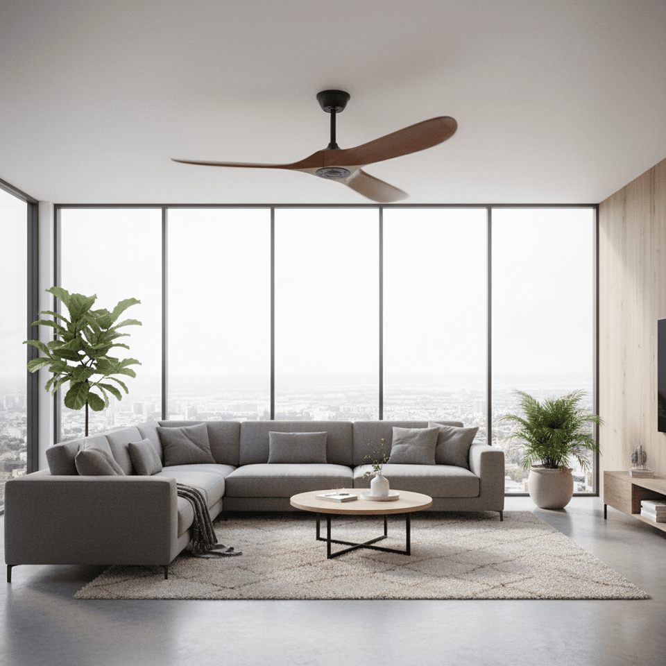 Ceiling Fan with Remote Control and Energy Efficient Design-Lighting > Ceiling Lights-casanuva-casanuva