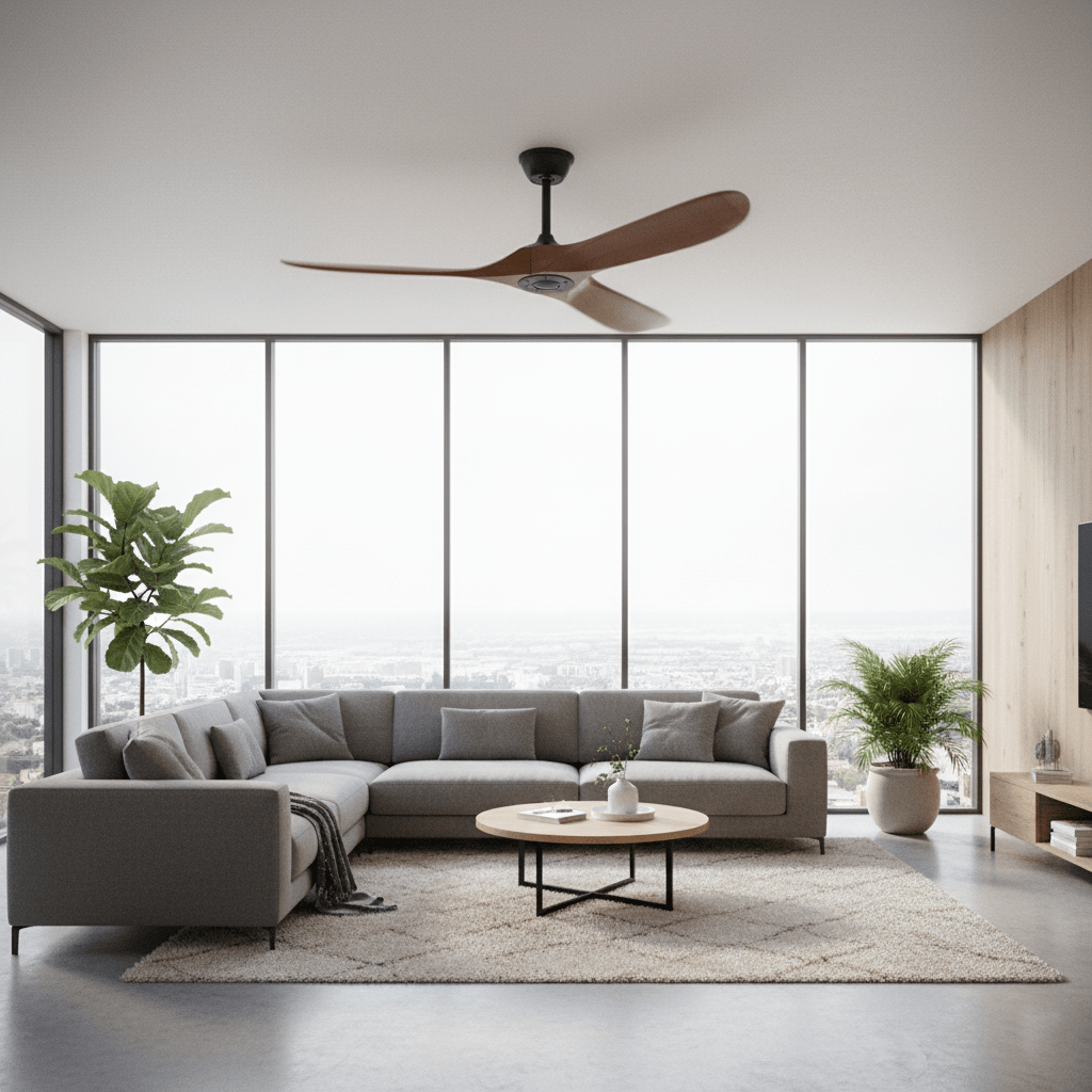Ceiling Fan with Remote Control and Energy Efficient Design-Lighting > Ceiling Lights-casanuva-casanuva