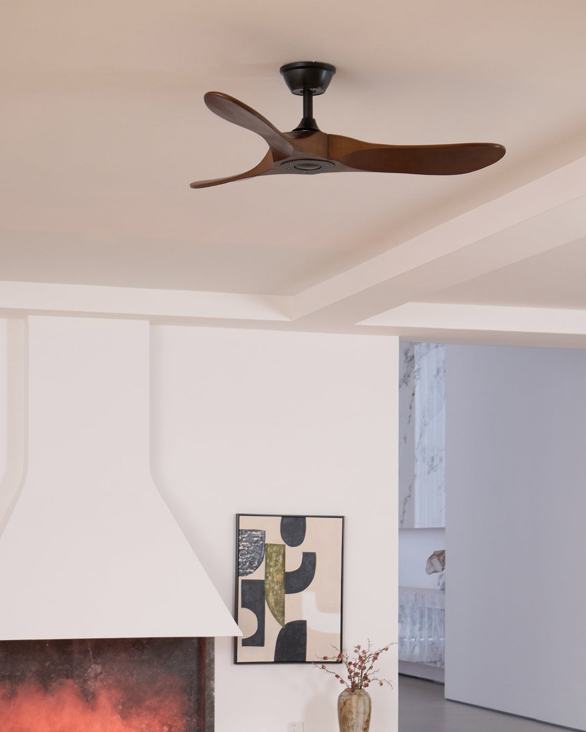Ceiling Fan with Remote Control and Energy Efficient Design-Lighting > Ceiling Lights-casanuva-casanuva