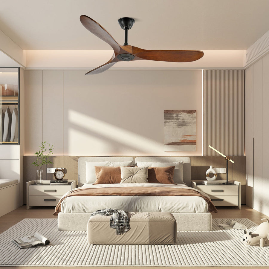 Ceiling Fan with Remote Control and Energy Efficient Design-Lighting > Ceiling Lights-casanuva-casanuva