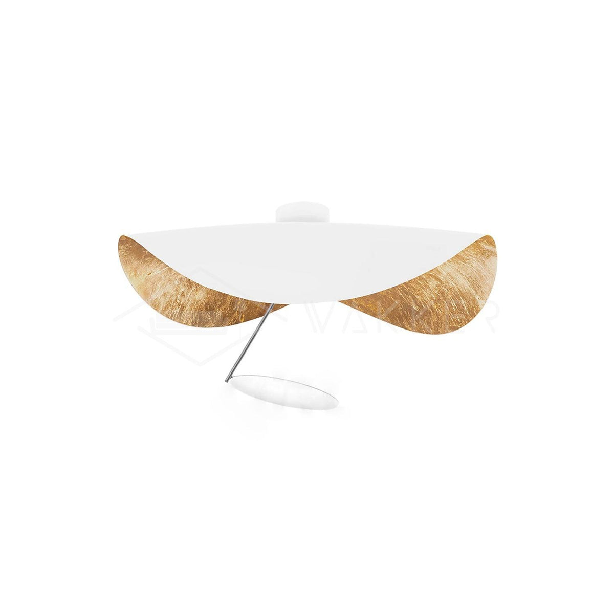 Ceiling Light Fixture Modern Design LED-Lighting > Ceiling Lights-casanuva-15.7" x H 12.2"-White+Gold-Warm Light-casanuva