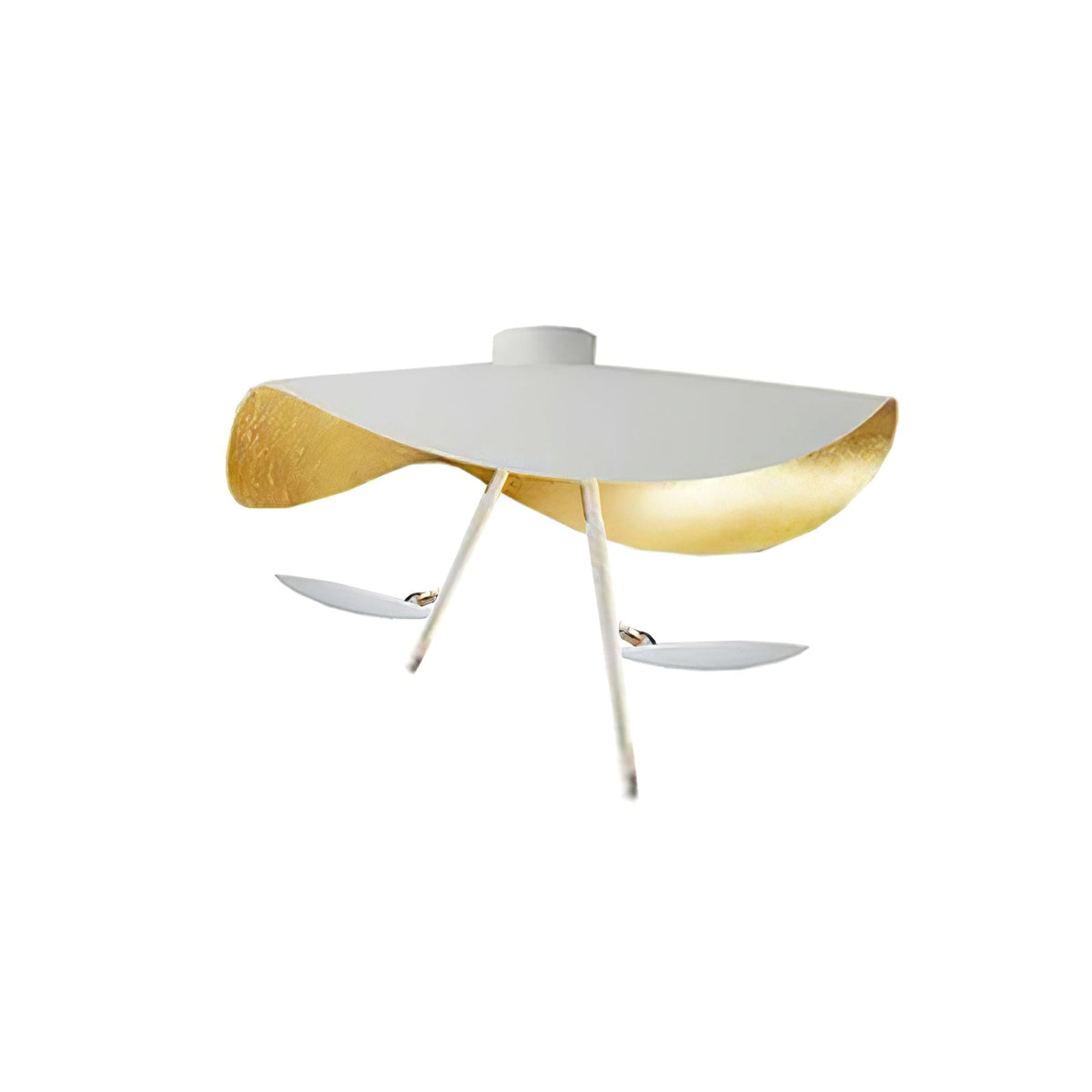 Ceiling Light Fixture Modern Design LED-Lighting > Ceiling Lights-casanuva-31.5" x H 13.8"-White+Gold-Warm Light-casanuva