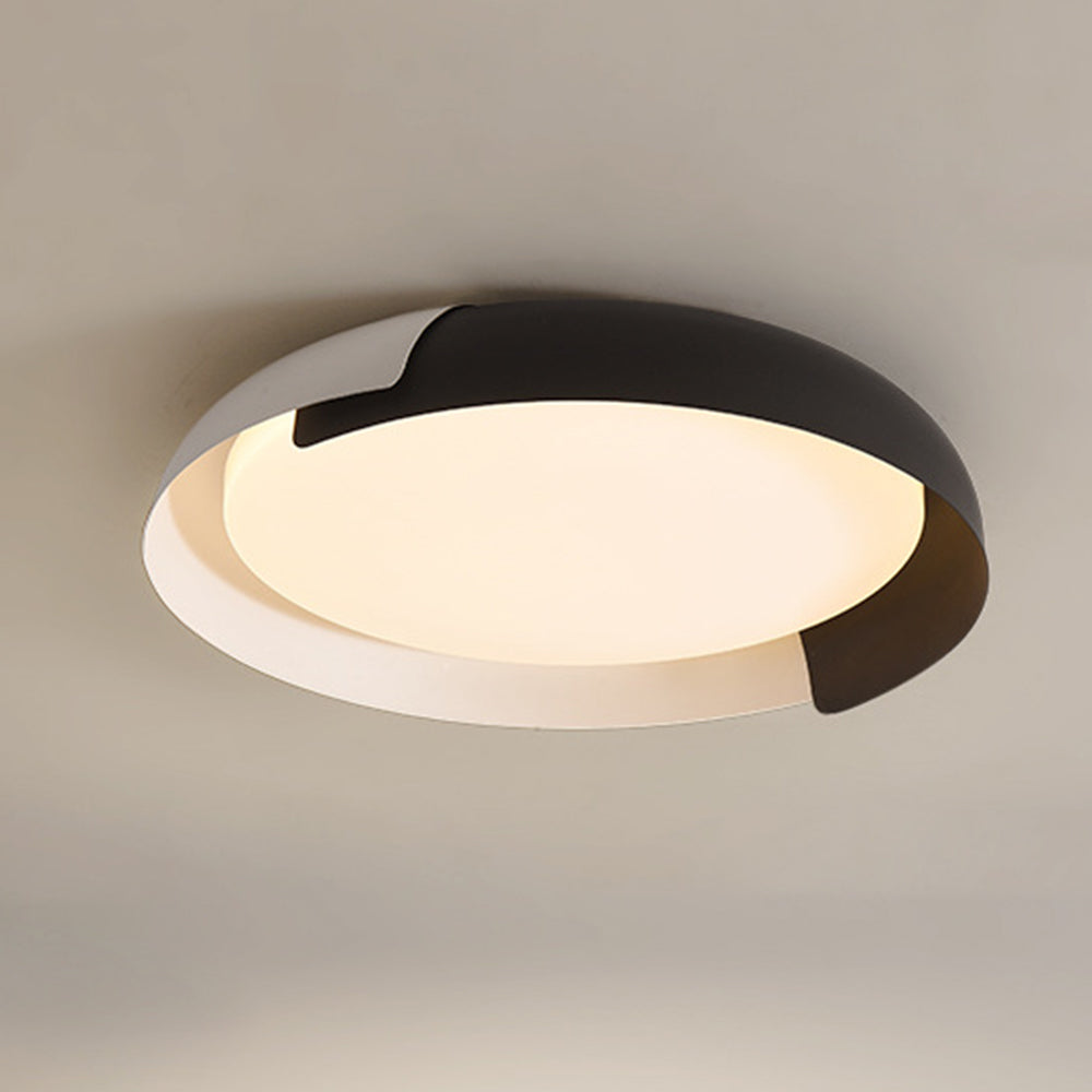 Ceiling Light Fixture for Bedroom LED Modern Design-Lighting > Ceiling Lights-casanuva-White+Black-D46*H10cm-Cold Light-casanuva