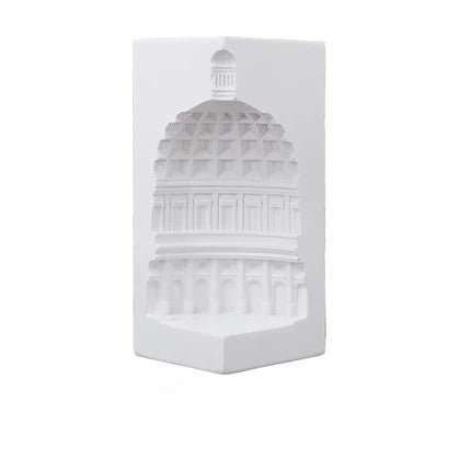 Ceramic Abstract Decorative Sculpture-Home Decor > Sculptures & Figurines-casanuva-White Arch-casanuva