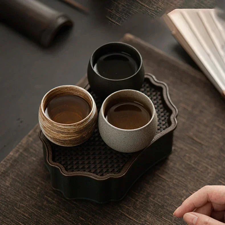 Ceramic Espresso Cups Set of Small Coffee Mugs-Kitchen & Dining > Tableware-casanuva-casanuva