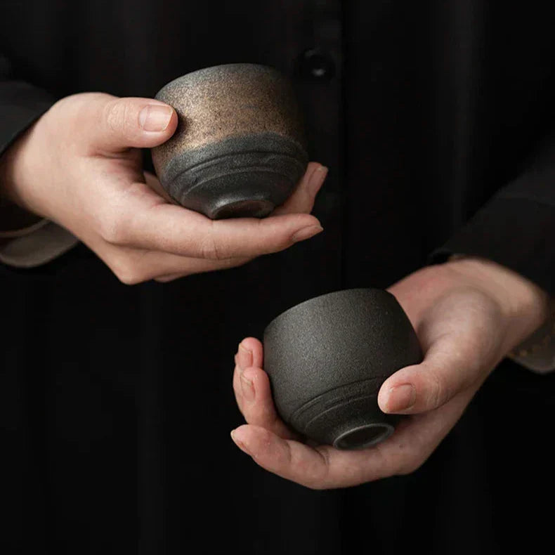 Ceramic Espresso Cups Set of Small Coffee Mugs-Kitchen & Dining > Tableware-casanuva-casanuva