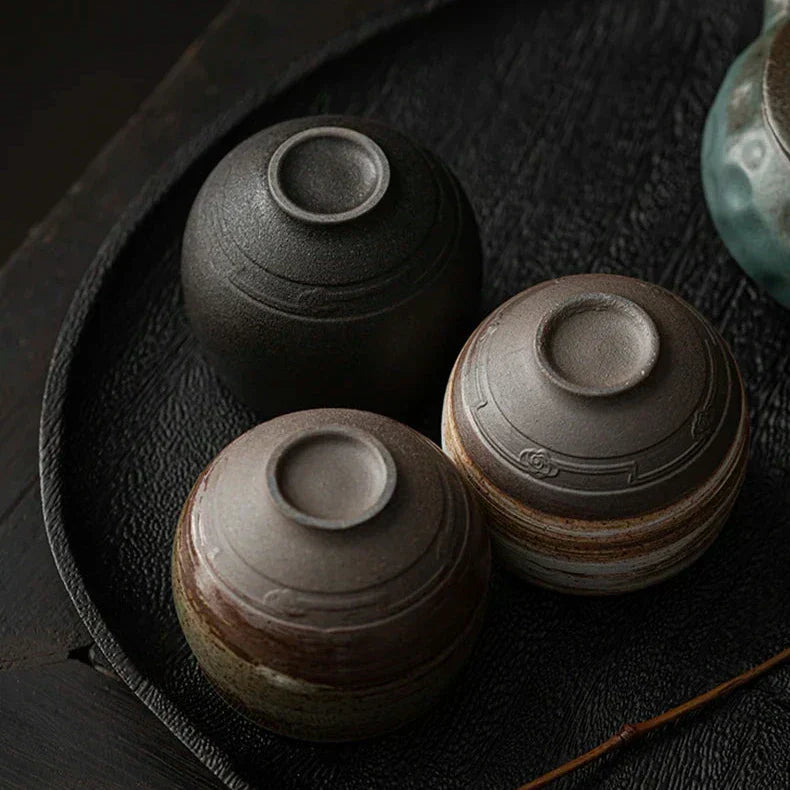 Ceramic Espresso Cups Set of Small Coffee Mugs-Kitchen & Dining > Tableware-casanuva-casanuva