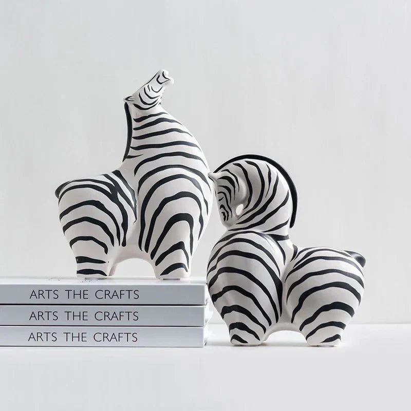 Ceramic Safari Animal Sculpture-Home Decor > Sculptures & Figurines-casanuva-casanuva