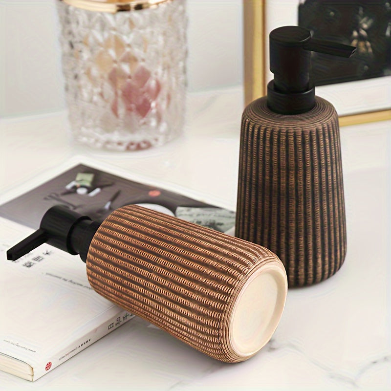 Ceramic Soap Dispenser Bottle-Bedding & Bath > Bathroom Accessories-casanuva-casanuva
