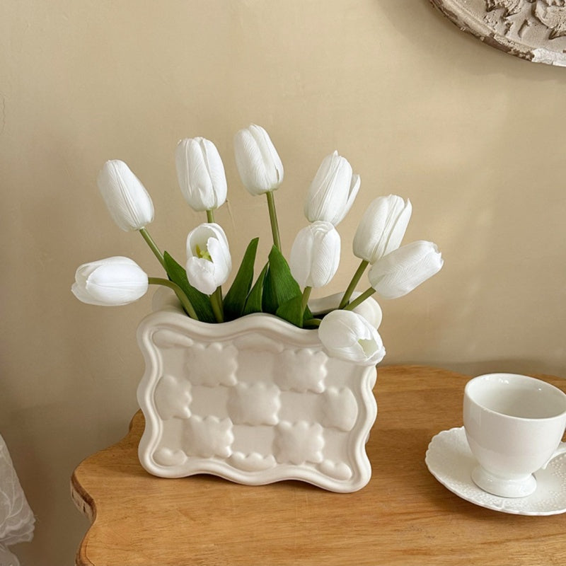 Ceramic Tulip Vase Set-Home Decor > Vases-casanuva-casanuva