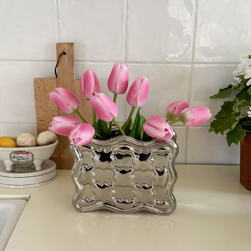 Ceramic Tulip Vase Set-Home Decor > Vases-casanuva-casanuva
