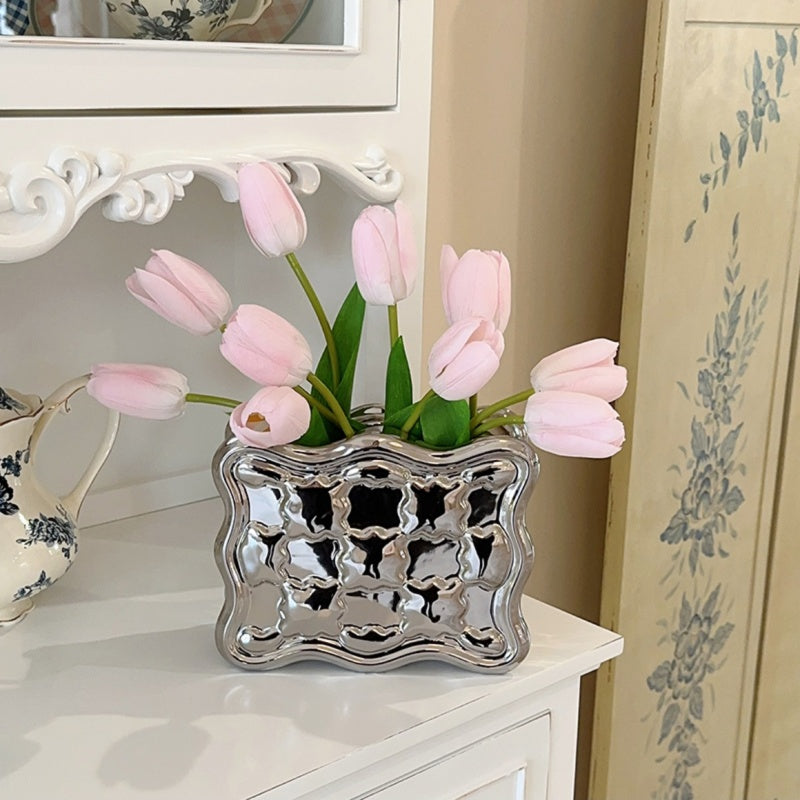 Ceramic Tulip Vase Set-Home Decor > Vases-casanuva-casanuva