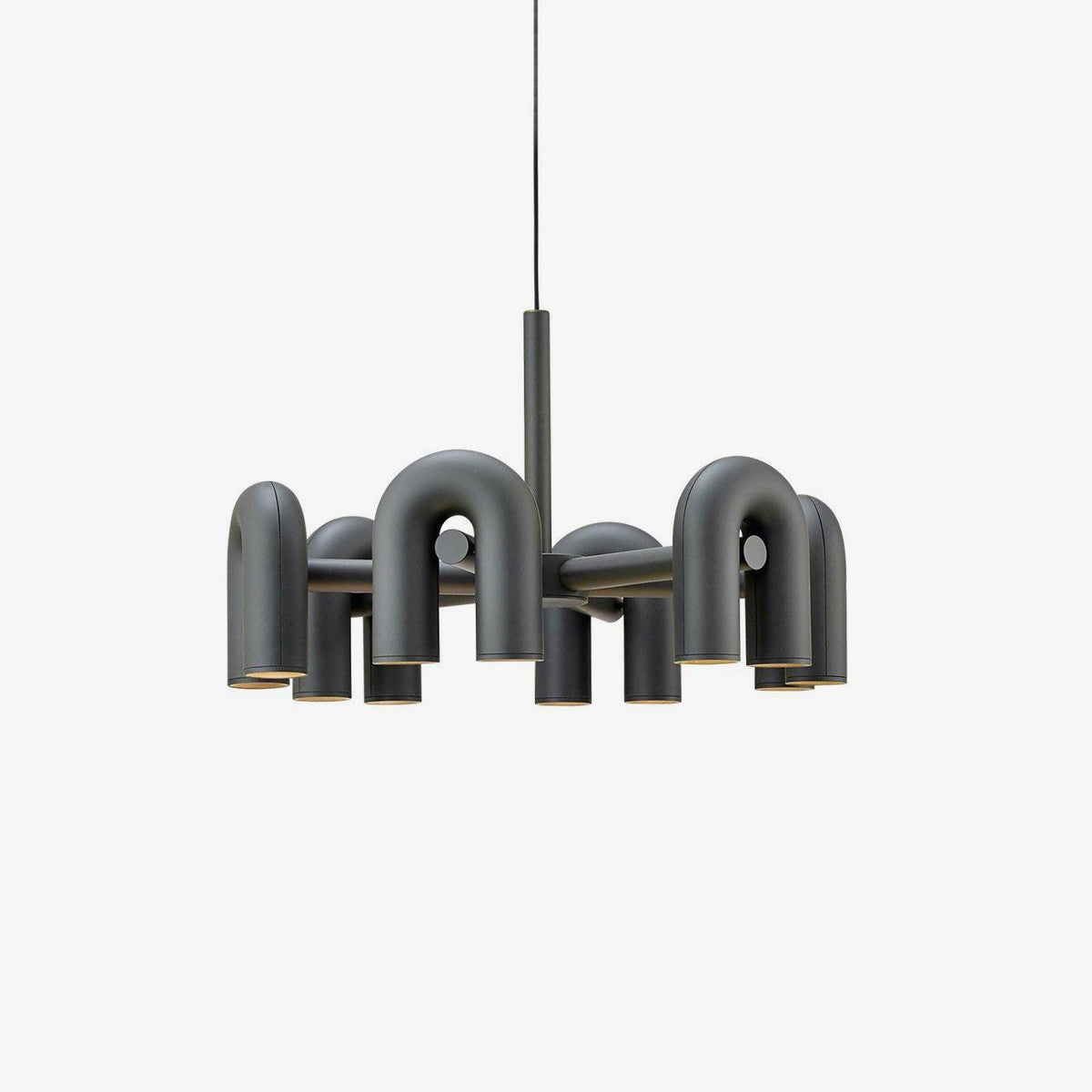 Chandelier with Colorful Glass Accents-Lighting > Chandeliers & Pendant Lights-casanuva-casanuva