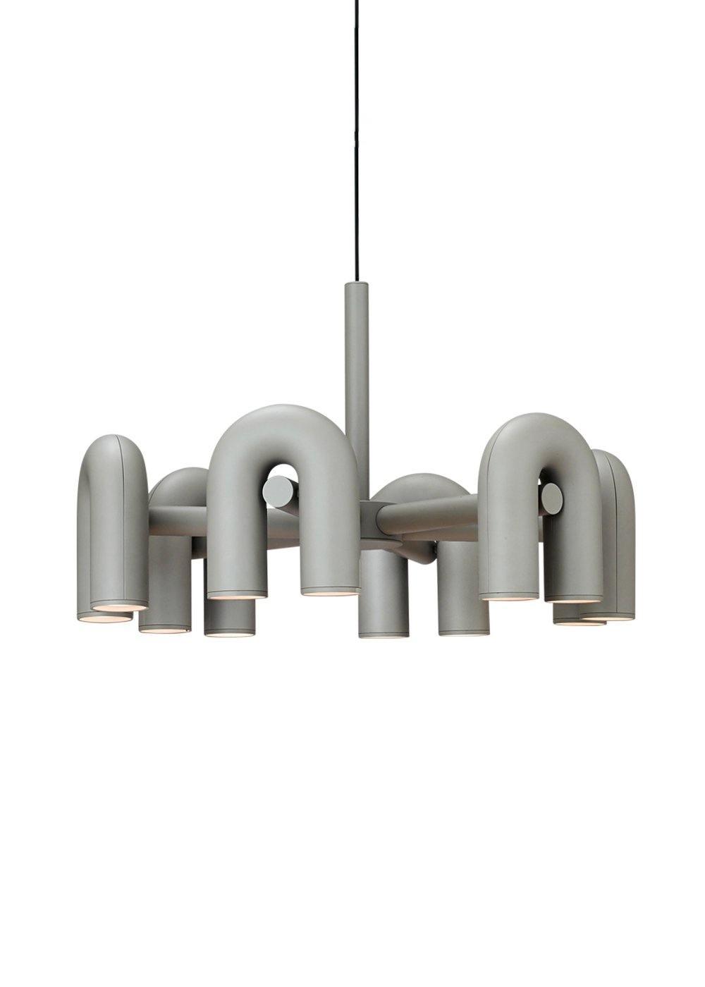 Chandelier with Colorful Glass Accents-Lighting > Chandeliers & Pendant Lights-casanuva-casanuva