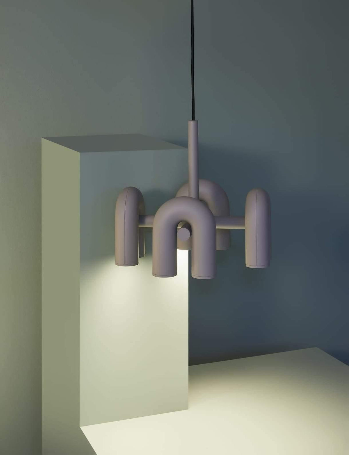 Chandelier with Colorful Glass Accents-Lighting > Chandeliers & Pendant Lights-casanuva-casanuva