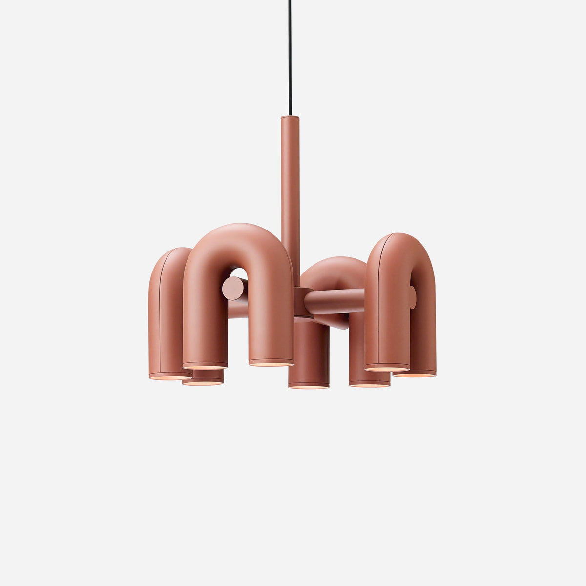 Chandelier with Colorful Glass Accents-Lighting > Chandeliers & Pendant Lights-casanuva-4 Heads 23.6" x H 14.8"-Orange-Warm Light-casanuva