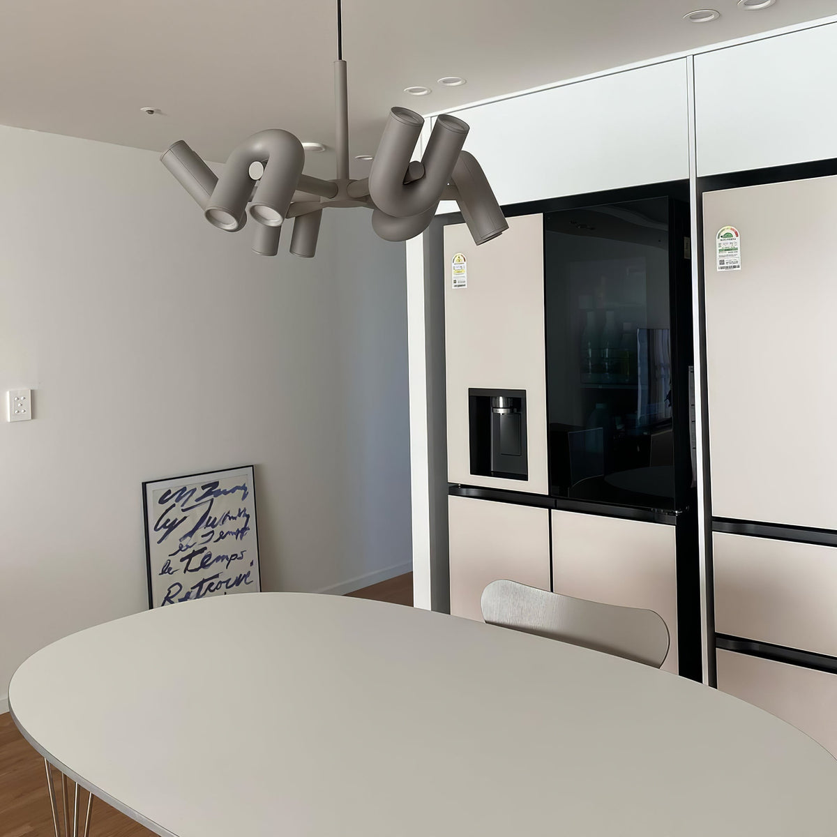 Chandelier with Colorful Glass Accents-Lighting > Chandeliers & Pendant Lights-casanuva-casanuva