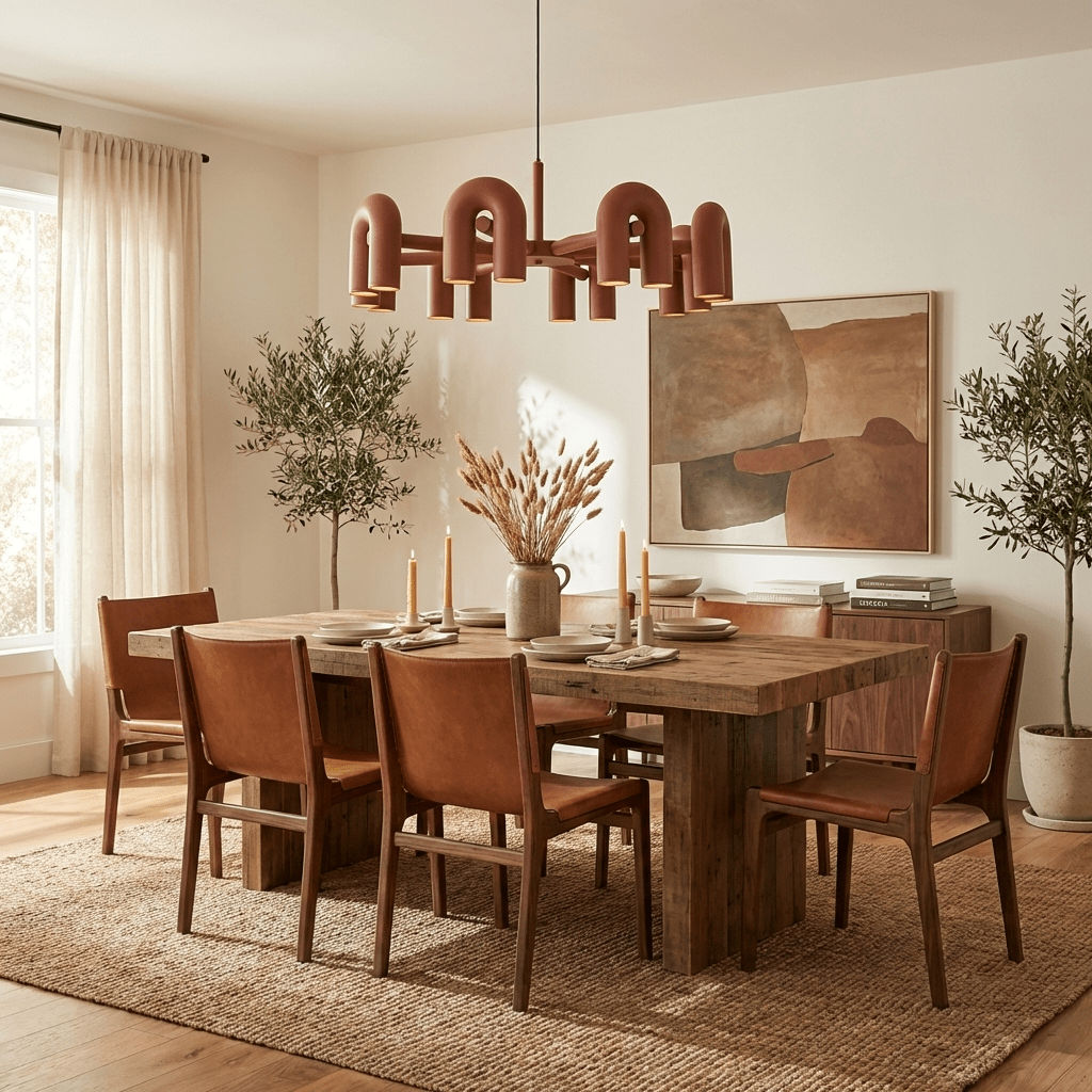 Chandelier with Colorful Glass Accents-Lighting > Chandeliers & Pendant Lights-casanuva-casanuva