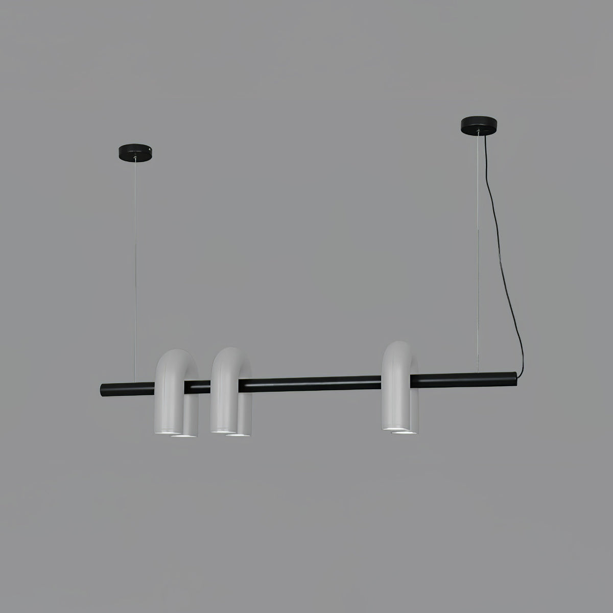 Chandelier with Colorful Glass Accents-Lighting > Chandeliers & Pendant Lights-casanuva-casanuva