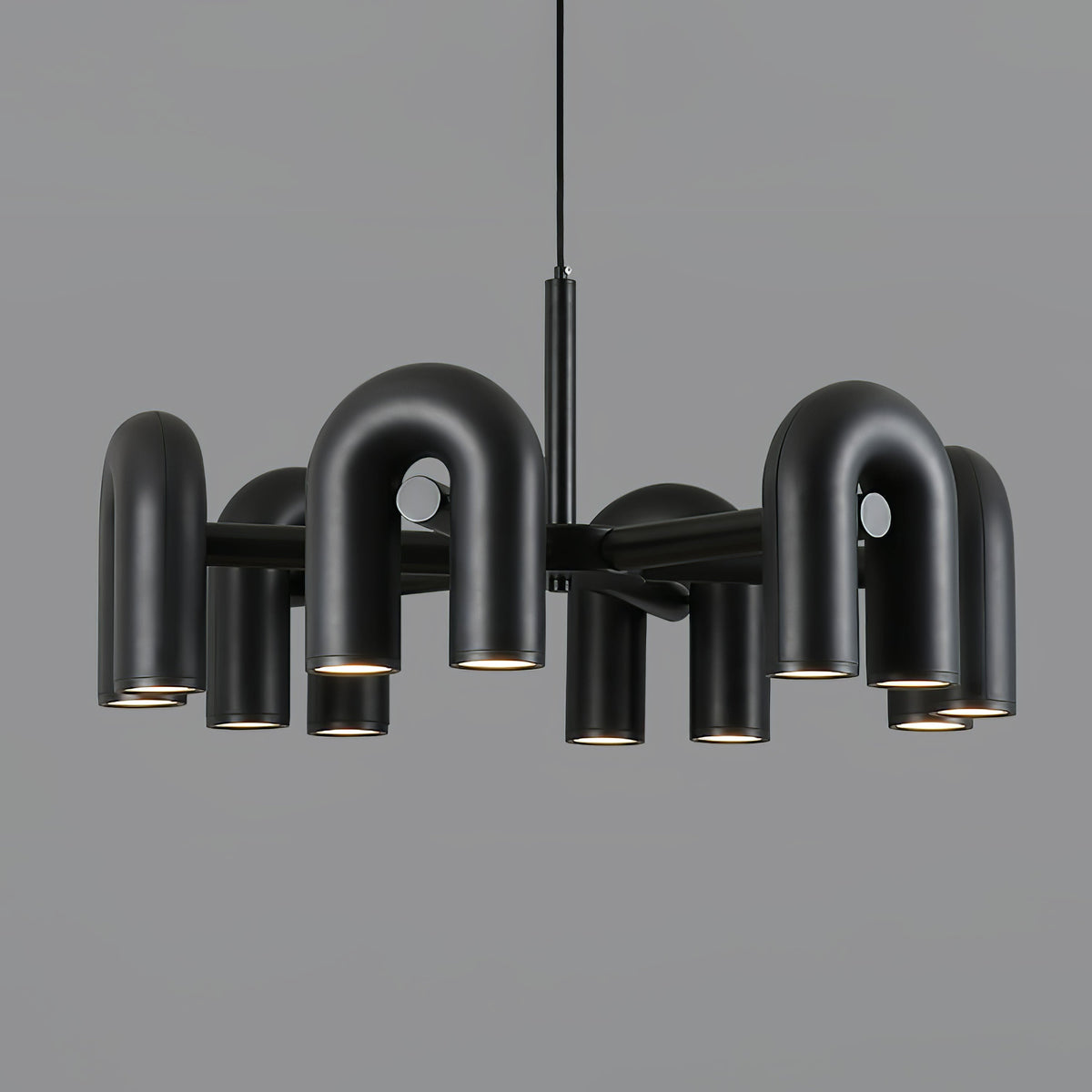 Chandelier with Colorful Glass Accents-Lighting > Chandeliers & Pendant Lights-casanuva-casanuva