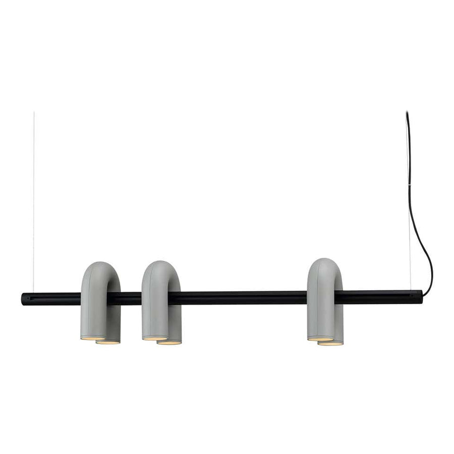 Chandelier with Colorful Glass Accents-Lighting > Chandeliers & Pendant Lights-casanuva-casanuva