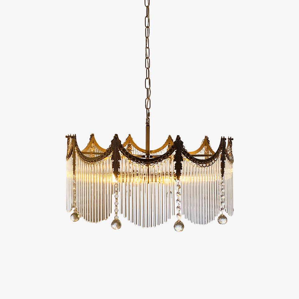 Chandelier with Crystal Accents-Lighting > Chandeliers & Pendant Lights-casanuva-casanuva