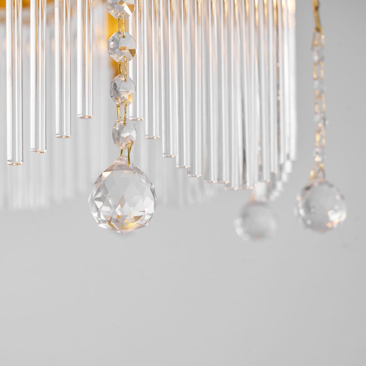 Chandelier with Crystal Accents-Lighting > Chandeliers & Pendant Lights-casanuva-casanuva