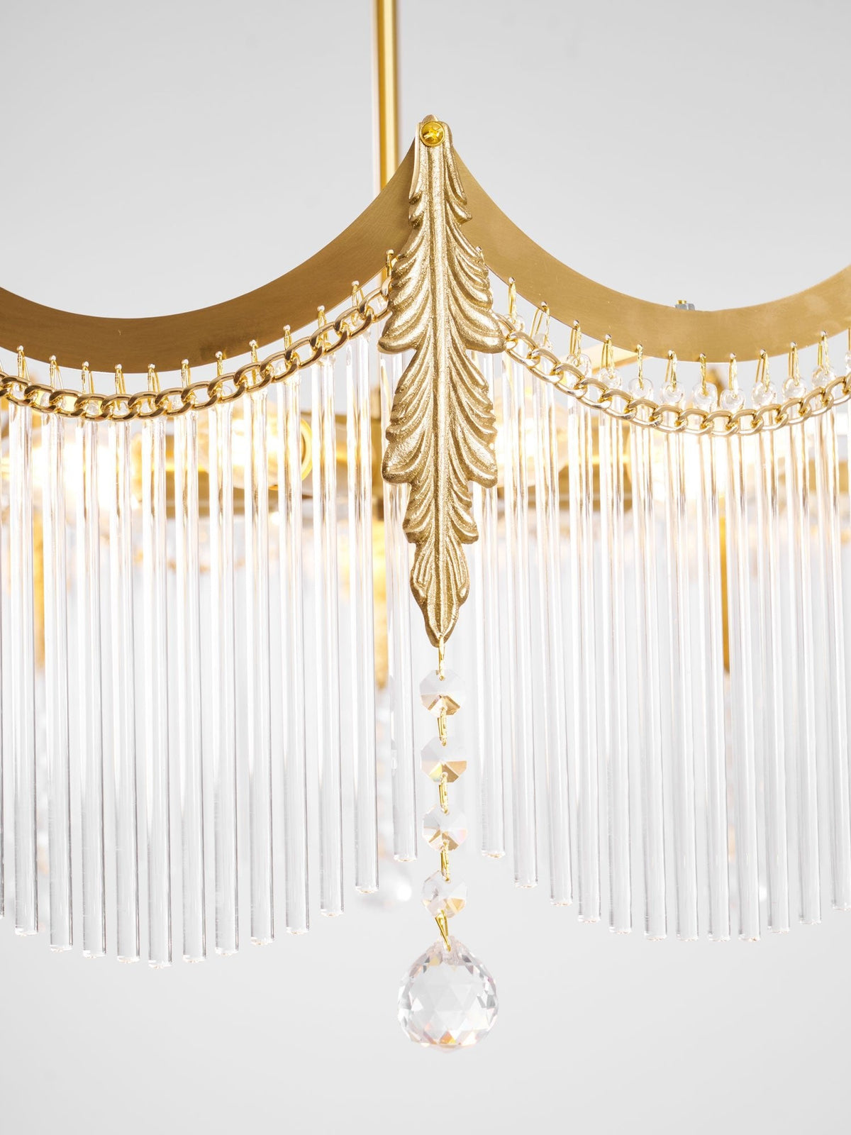 Chandelier with Crystal Accents-Lighting > Chandeliers & Pendant Lights-casanuva-casanuva