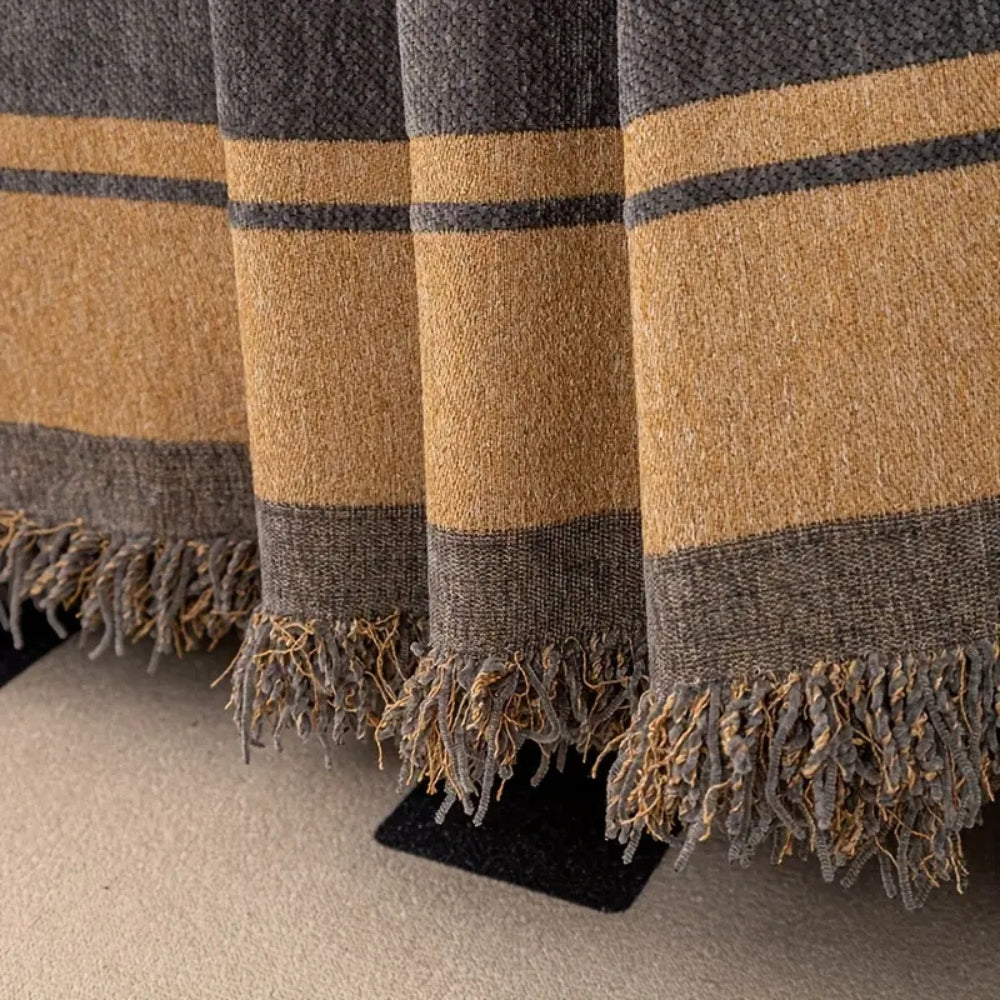 Chenille Tiger Sofa Cover-Covers & Textiles > Sofa Covers-casanuva-casanuva