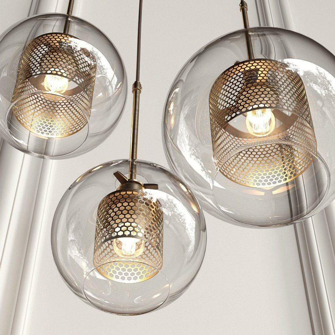 Chiswick Glass Pendant Light Modern Design-Lighting > Pendant Lights-casanuva-casanuva