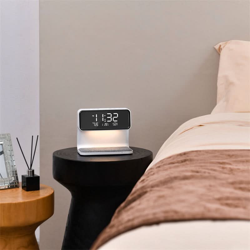 Clear LCD Alarm Clock with Dimmer Function-Home Decor > Clocks-casanuva-casanuva