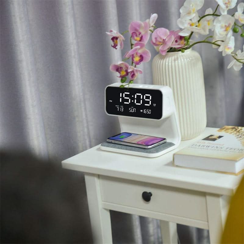 Clear LCD Alarm Clock with Dimmer Function-Home Decor > Clocks-casanuva-casanuva