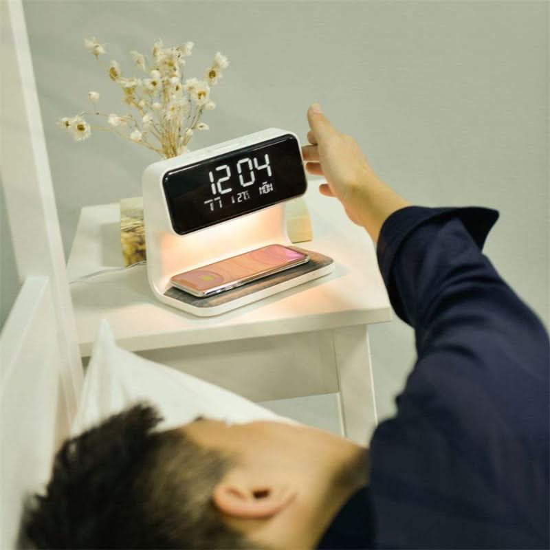 Clear LCD Alarm Clock with Dimmer Function-Home Decor > Clocks-casanuva-casanuva