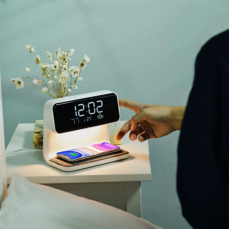 Clear LCD Alarm Clock with Dimmer Function-Home Decor > Clocks-casanuva-casanuva