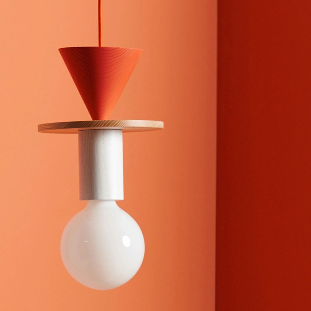 Colored Wood Blocks Pendant Light-Lighting > Pendant Lights-casanuva-B 19*42cm-casanuva