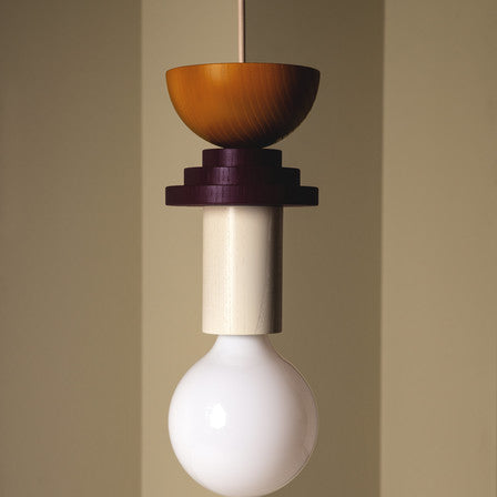 Colored Wood Blocks Pendant Light-Lighting > Pendant Lights-casanuva-D 12*25cm-casanuva