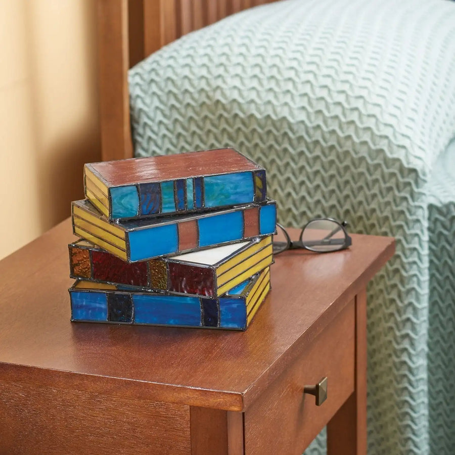 Colorful Book-Shaped Table Lamp-Lighting > Table Lamps-casanuva-casanuva