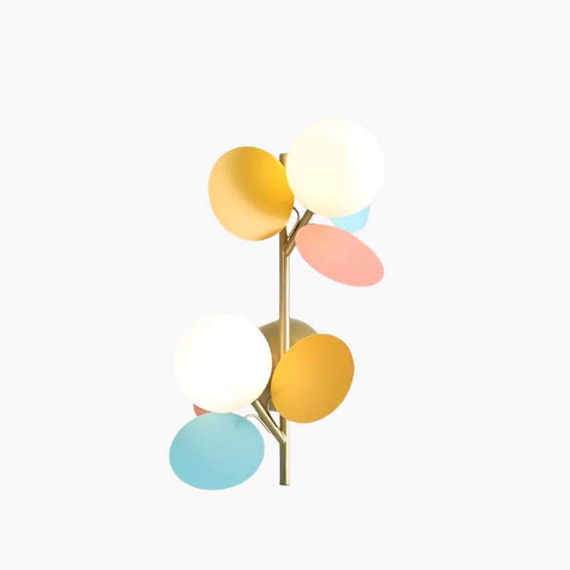 Colorful Flower Wall Light-Lighting > Wall Lights-casanuva-Multicolor-2 heads-casanuva