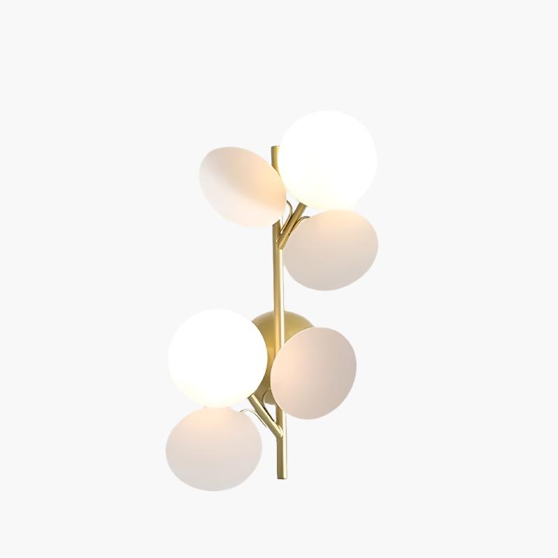 Colorful Flower Wall Light-Lighting > Wall Lights-casanuva-White-2 heads-casanuva