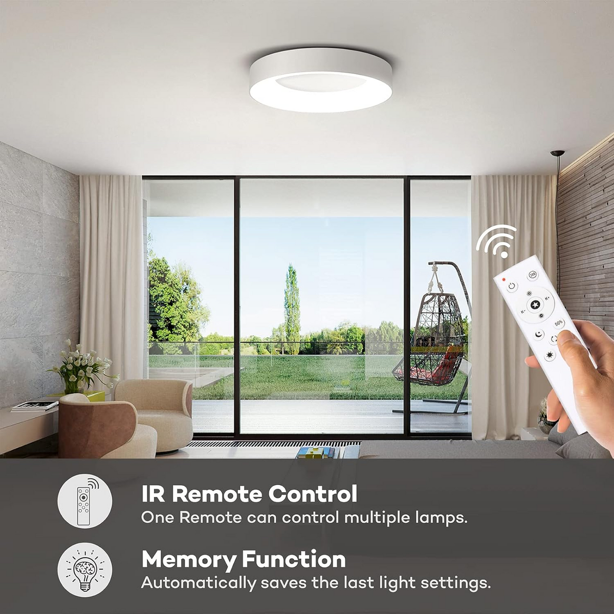 Colorful LED Ceiling Light Simple Design-Lighting > Ceiling Lights-casanuva-casanuva