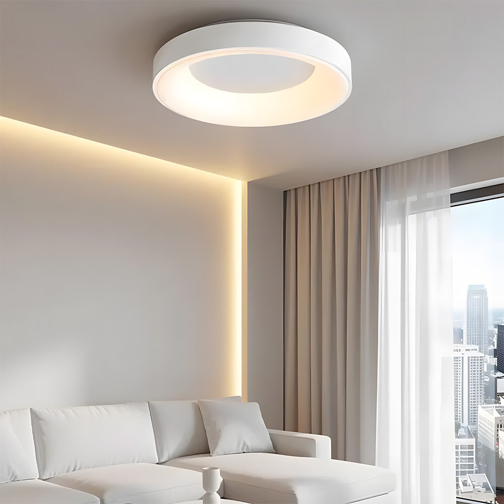 Colorful LED Ceiling Light Simple Design-Lighting > Ceiling Lights-casanuva-White-D30*H5CM-Warm Light-casanuva