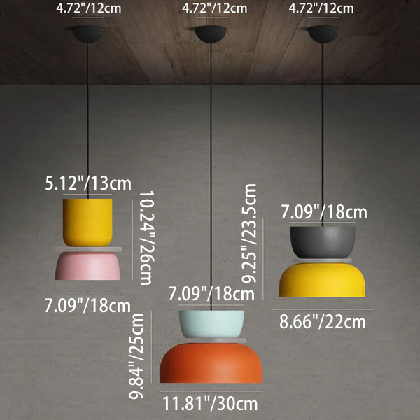 Colorful LED Pendant Light-Lighting > Pendant Lights-casanuva-casanuva