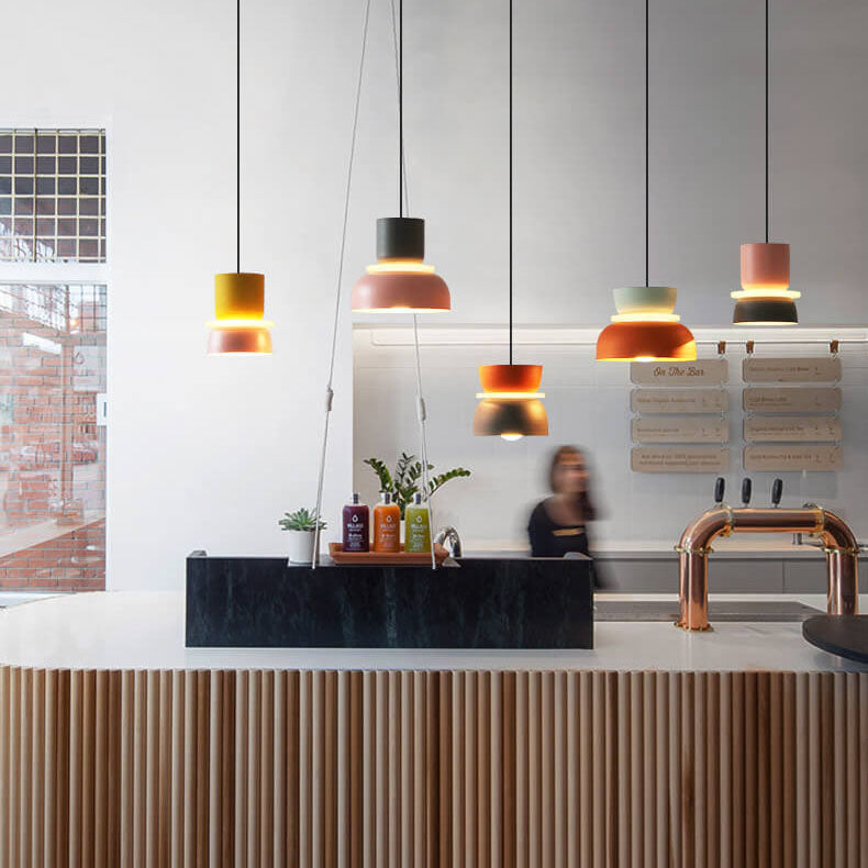Colorful LED Pendant Light-Lighting > Pendant Lights-casanuva-Small-Pink&Blue-220V-240V-casanuva