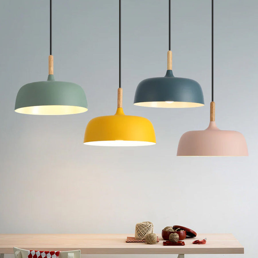 Colorful Pendant Light Modern Design-Lighting > Pendant Lights-casanuva-Blue-D32*H25cm-casanuva