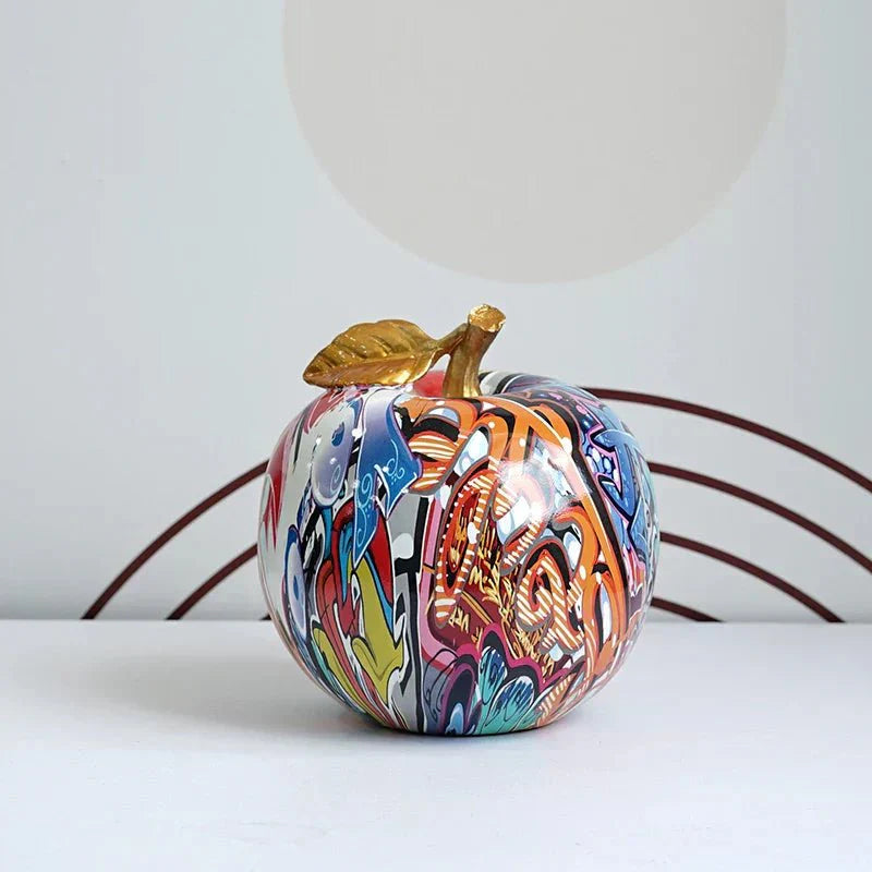 Colorful Resin Apple Figurines-Home Decor > Figurines-casanuva-casanuva