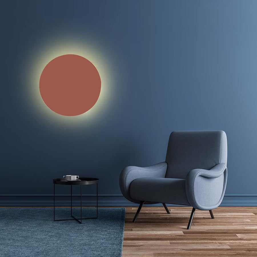 Colorful Round Iron LED Wall Sconce Lamp-Lighting > Wall Lights-casanuva-casanuva